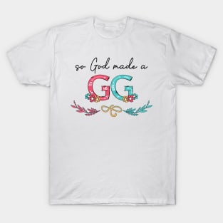 So God Made A Gg Happy Mother's Day T-Shirt